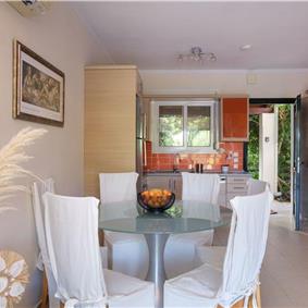 3 bedroom villa with pool and sea views in Barbati, Corfu, sleeps 8